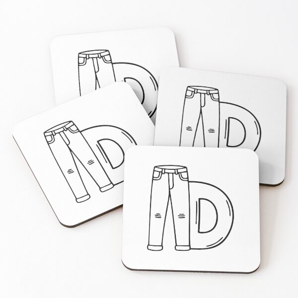 Item preview, Denim pants beside letter D designed and sold by rasagamastore.