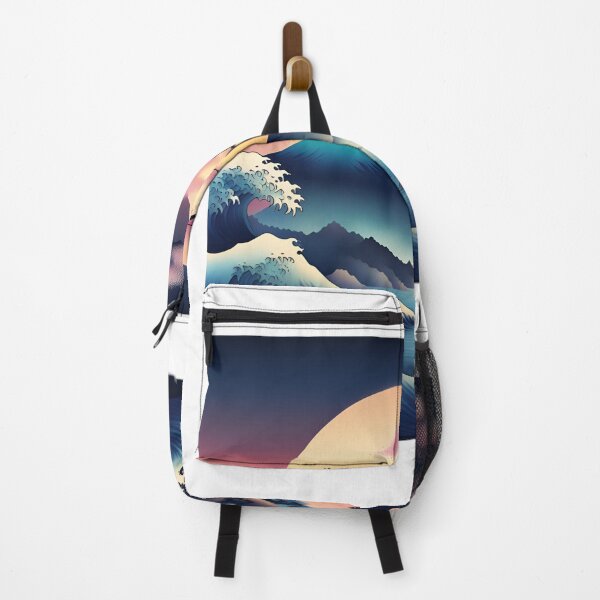 Item preview, Mount Fuji & Kanagawa Wave: Japan Touch designed and sold by Gina-Rosa.
