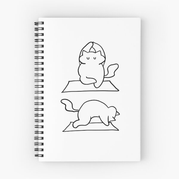 Item preview, Calm & Pawsitive: Minimalist Yoga Cat Art designed and sold by RM-Journey.