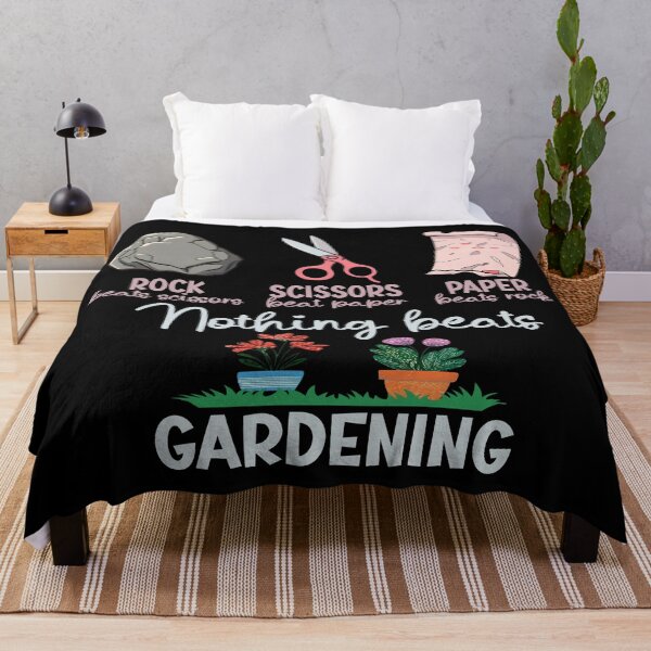 Item preview, Rock Paper Scissors Nothing Beats gardening designed and sold by Colorfulman.