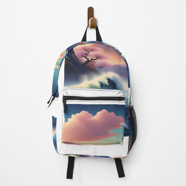 Item preview, Mount Fuji & Kanagawa Wave: Japan Touch designed and sold by Gina-Rosa.