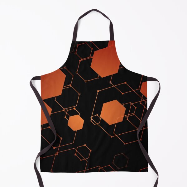 Item preview, Radiant Ember Hexagons designed and sold by Paper Punch.