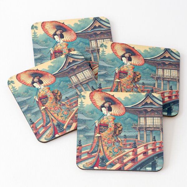 Item preview, El viaje de una geisha por un templo de Kioto designed and sold by unrealartwork.