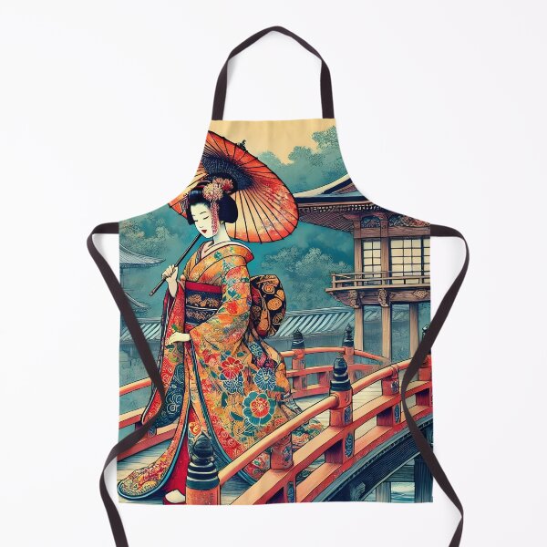 Artikelvorschau, Die Reise einer Geisha durch den Tempel von Kyoto entworfen und verkauft von unrealartwork.