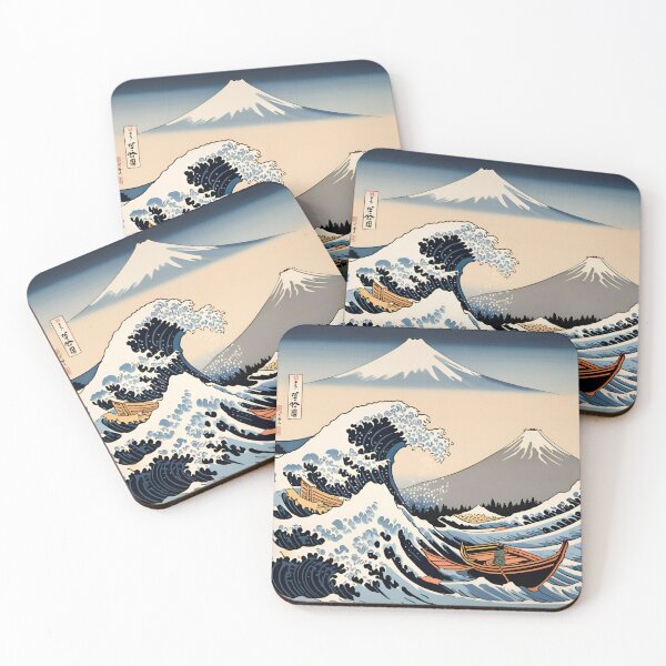 Item preview, Mount Fuji & Kanagawa Wave: Japan Touch designed and sold by Gina-Rosa.