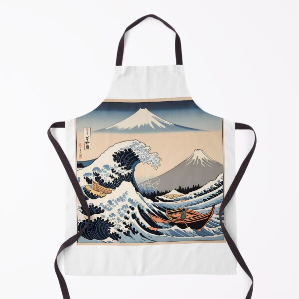 Item preview, Mount Fuji & Kanagawa Wave: Japan Touch designed and sold by Gina-Rosa.