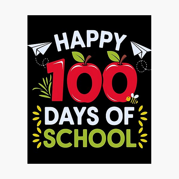 Item preview, Happy 100 days of school for teacher or kids | Happy 100th Day of School Gifts designed and sold by luannsemmsobre.