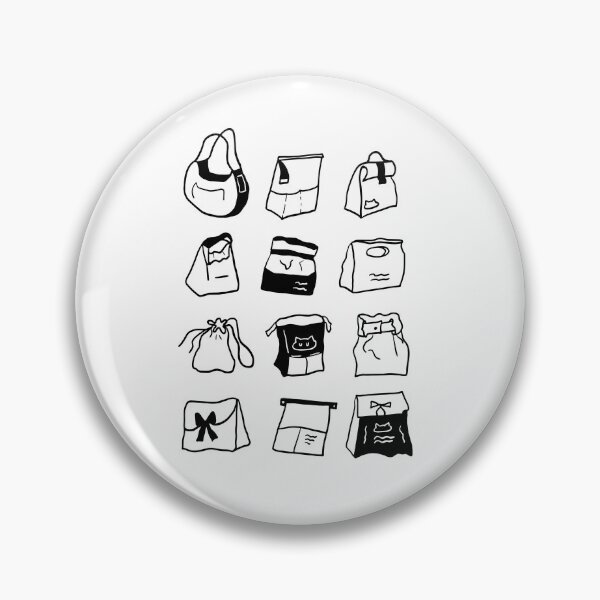 Artikelvorschau, Fashion Essentials: Taschenillustrationen in Schwarzweiß entworfen und verkauft von RM-Journey.