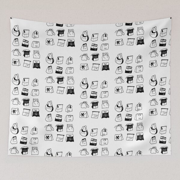 Item preview, Fashion Essentials: Black & White Bag Illustrations designed and sold by RM-Journey.