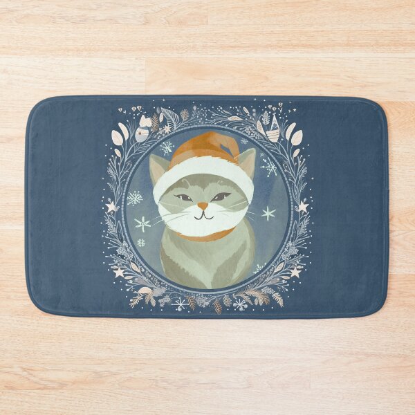 Item preview, CAT CHRISTMAS TIME, Christmas Time, Cat Christmas, xmas, Santa, designed and sold by GOLDENGARDENART.