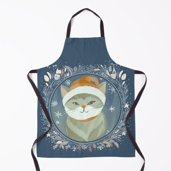 Item preview, CAT CHRISTMAS TIME, Christmas Time, Cat Christmas, xmas, Santa, designed and sold by GOLDENGARDENART.