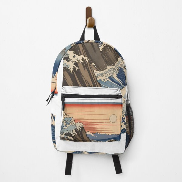 Item preview, Mount Fuji & Kanagawa Wave: Japan Touch designed and sold by Gina-Rosa.
