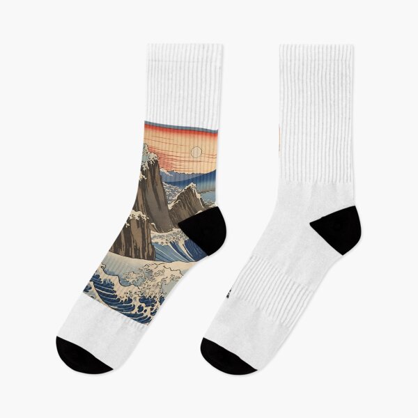 Item preview, Mount Fuji & Kanagawa Wave: Japan Touch designed and sold by Gina-Rosa.