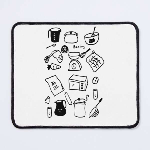 Item preview, Aesthetic Baking Collection: Minimal Line Drawings designed and sold by RM-Journey.