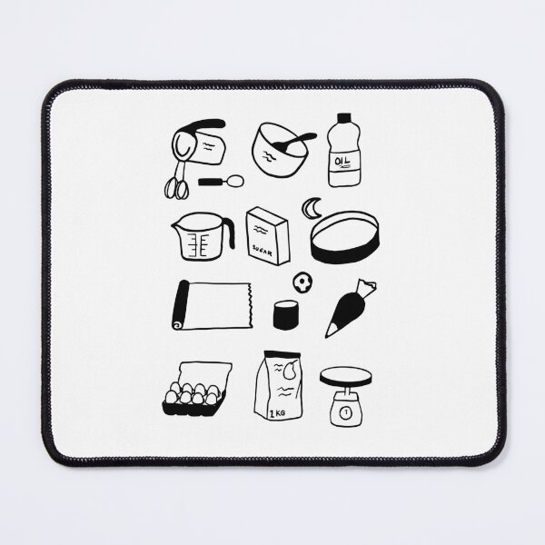 Item preview, Cute Handdraw Baking Illustration Set designed and sold by RM-Journey.