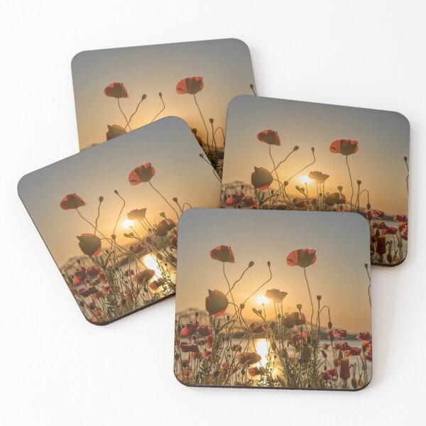 Item preview, Poppy flowers at sunset designed and sold by Photopat.