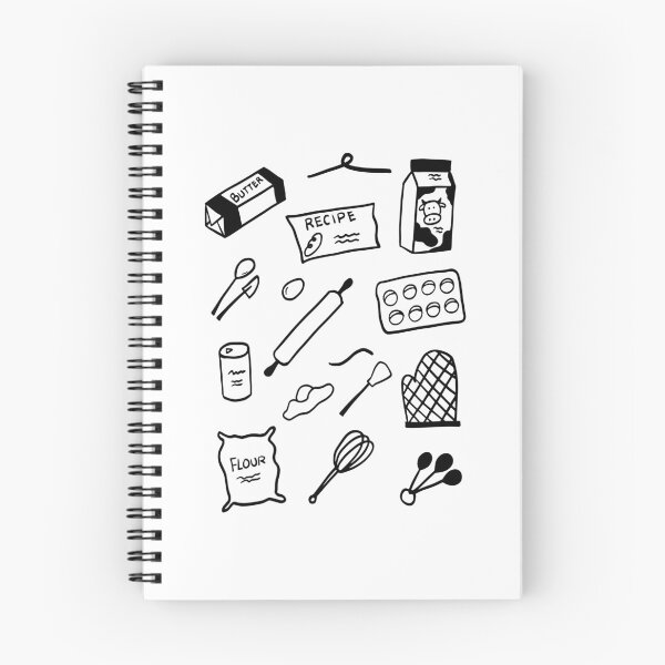 Item preview, Flour Power: Minimalist Baking Line Art designed and sold by RM-Journey.