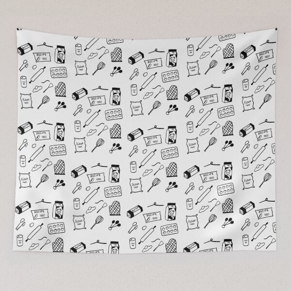 Item preview, Flour Power: Minimalist Baking Line Art designed and sold by RM-Journey.