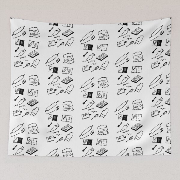 Item preview, Sweet Treats: Minimalist Baking Essentials Art designed and sold by RM-Journey.