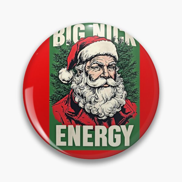 Item preview, Big Nick Energy Vintage Santa Merry Christmas- Funny Holiday Meme designed and sold by Earth Nature Creations.