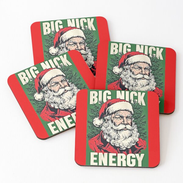 Item preview, Big Nick Energy Vintage Santa Merry Christmas- Funny Holiday Meme designed and sold by Earth Nature Creations.