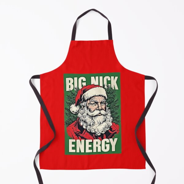 Artikelvorschau, Big Nick Energy Vintage Santa Frohe Weihnachten - Lustiges Feiertags-Meme entworfen und verkauft von Earth Nature Creations.