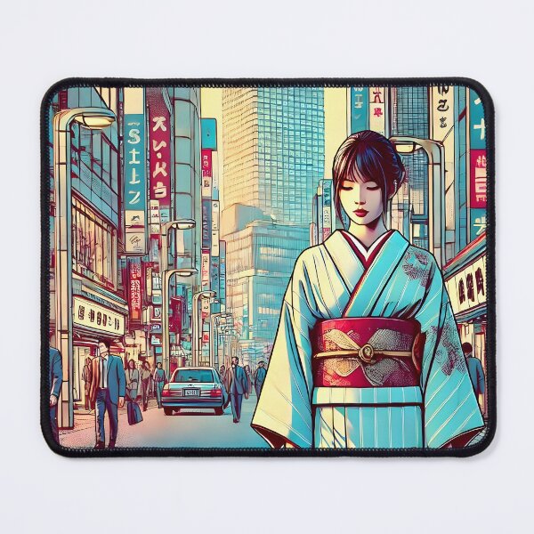 Item preview, A Japanese Woman in the Heart of Tokyo designed and sold by unrealartwork.