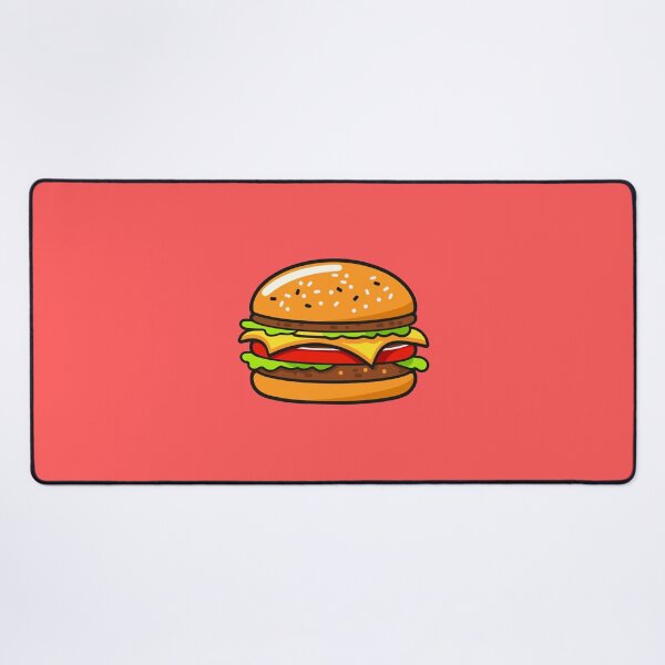 Item preview, Burger Neon Pink Background designed and sold by SimplyPsycho.