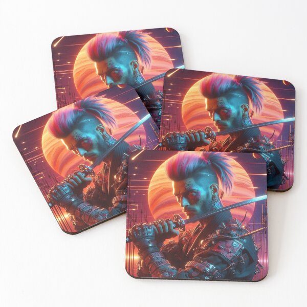 Item preview,  Dragon's Samurai: Neon Swordmaster - Ghost Archer Illusions designed and sold by Ghost Archer Illusions.