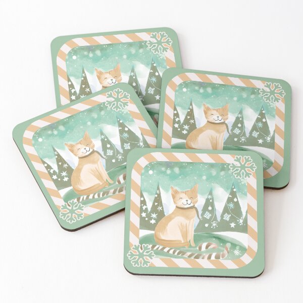 Item preview, CAT CHRISTMAS, Christmas Time, Cat Christmas, xmas, Christmas tree designed and sold by GOLDENGARDENART.