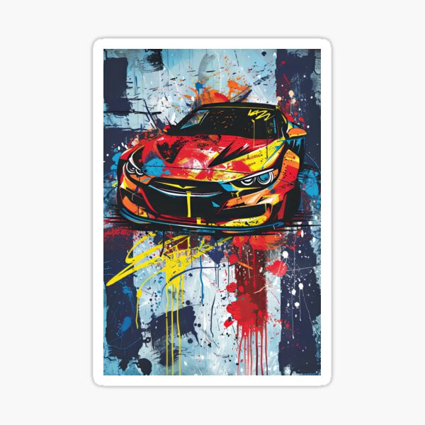 Item preview, Vibrant Automotive Art with Street Style Flair designed and sold by Peter's Big Shop.