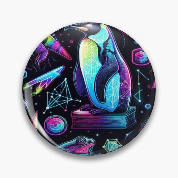 Item preview, Holographic Penguins and Vibrant Chameleons with Lightning Threads designed and sold by Imaginarium of Chaos falcon88 .