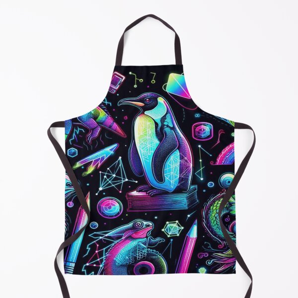 Item preview, Holographic Penguins and Vibrant Chameleons with Lightning Threads designed and sold by Imaginarium of Chaos falcon88 .