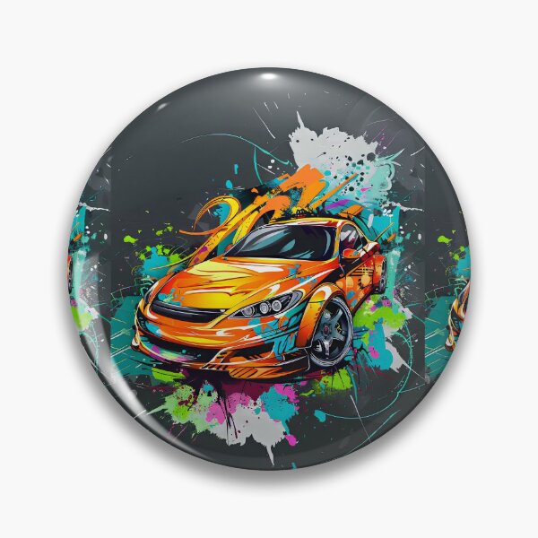 Item preview, Graffiti-Style Automotive Art: Vibrant and Dynamic designed and sold by Piotrek0001.