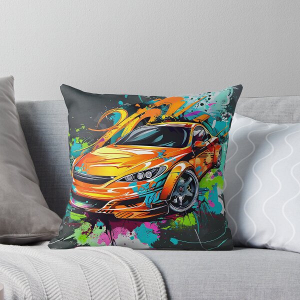 Item preview, Graffiti-Style Automotive Art: Vibrant and Dynamic designed and sold by Piotrek0001.