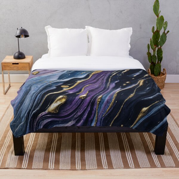 Artikelvorschau, Luxus Mitternacht Cosmic Gold Ripple entworfen und verkauft von avperth.