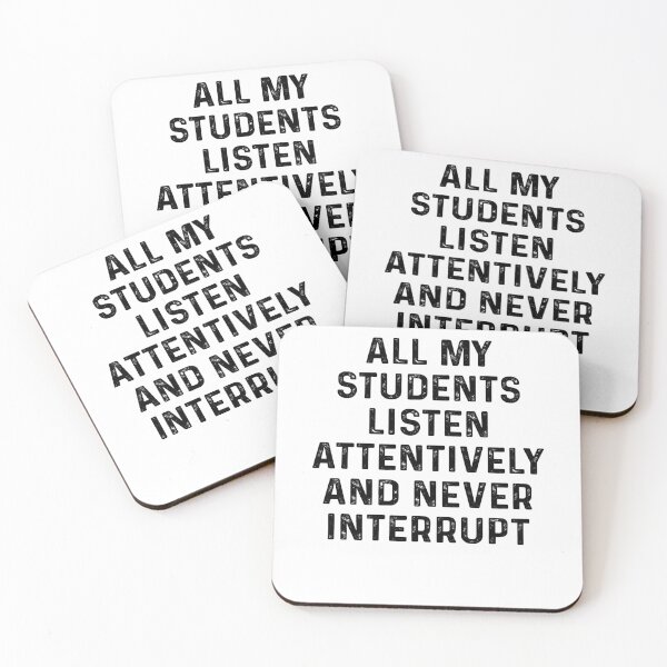 Item preview, All My Students Listen Attentively Teacher White Lie Party designed and sold by ‪Anas Talbi‬‏.