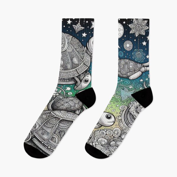 Item preview, Mechanical Turtles and Celestial Cats in Kaleidoscopic Gardens designed and sold by Imaginarium of Chaos falcon88 .