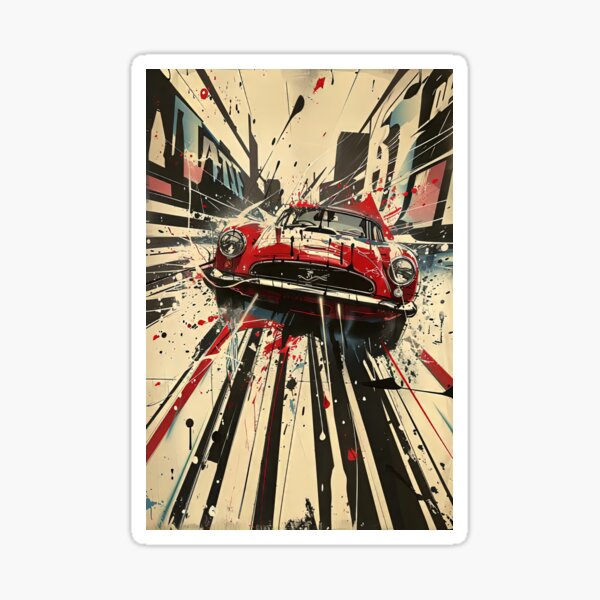 Item preview, Colorful Cars: Street Art Energy Captured designed and sold by Peter's Big Shop.