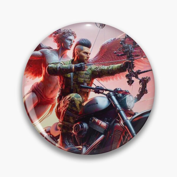 Item preview, Biker Archer Angel :at Night Twilight Sentinel designed and sold by Ghost Archer Illusions.