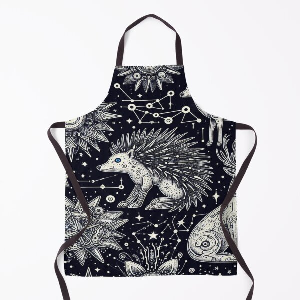 Item preview, Cybernetic Hedgehogs and Galactic Deer with Starburst Trails designed and sold by Imaginarium of Chaos falcon88 .