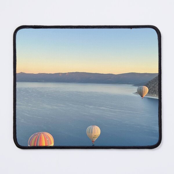 Item preview, Serene Hot Air Balloons Over Tranquil Waters at Sunrise designed and sold by asun5.