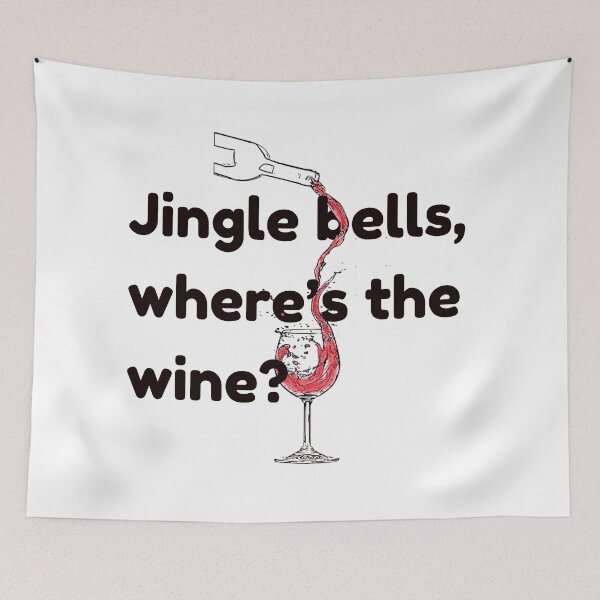 Artikelvorschau, Jingle Bells, wo ist der Wein? entworfen und verkauft von FikaCreation.