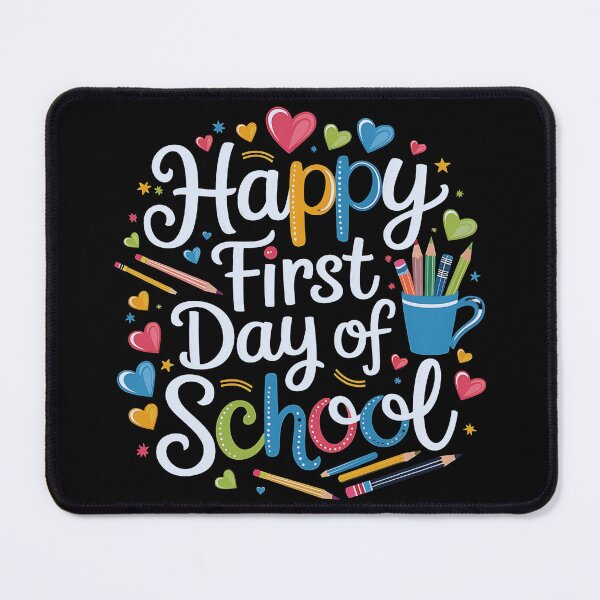 Item preview, Happy First Day Of School designed and sold by luannsemmsobre.
