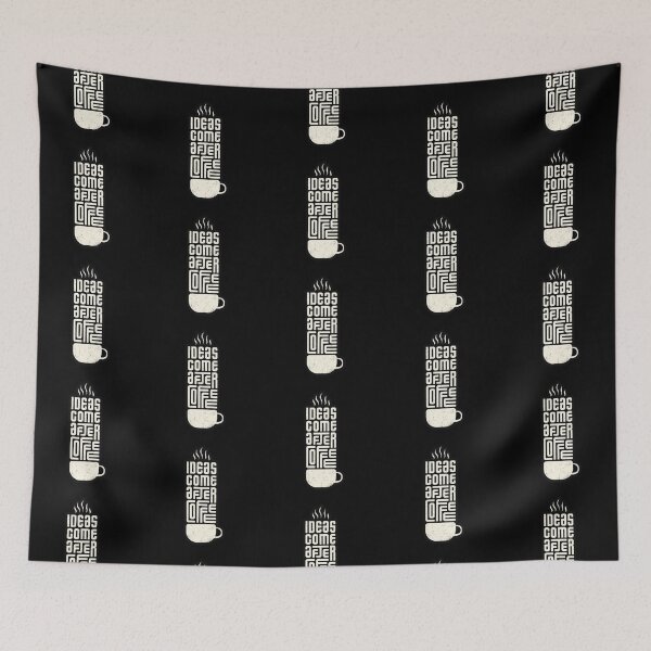 Item preview, Ideas come after coffee artwork  designed and sold by Slickskillz11.