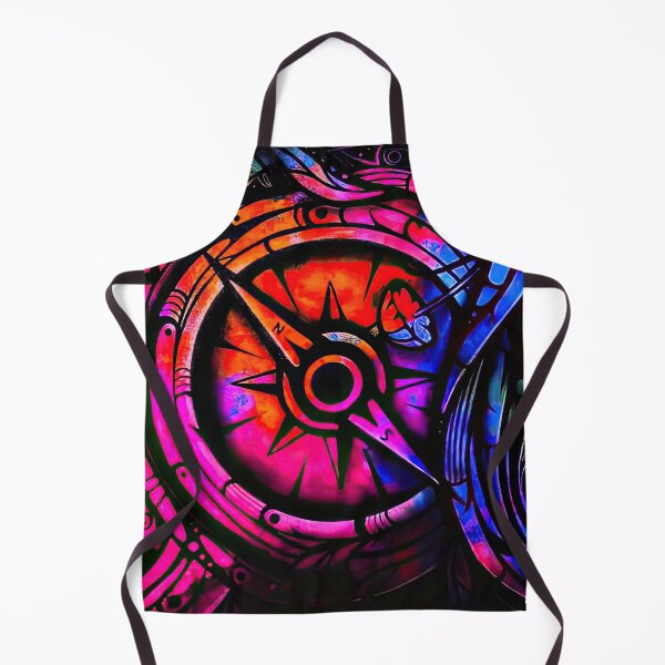 Item preview, Colorful Neon Vibrant Compass designed and sold by momosstyle.