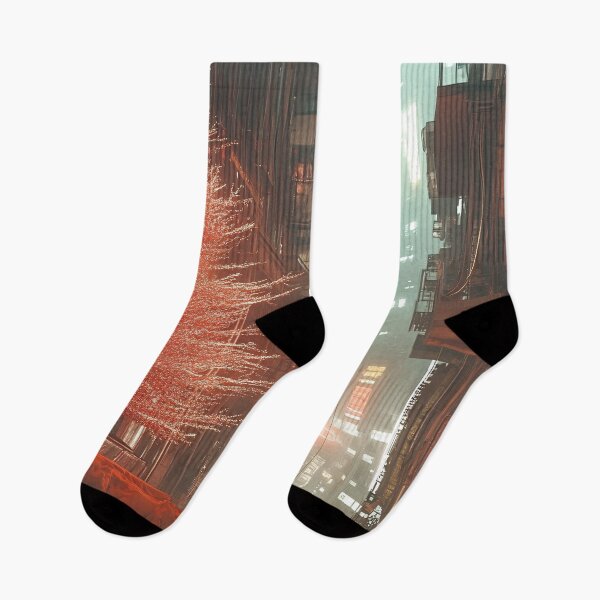 Item preview, Cyber City Christmas Eve designed and sold by NomadicDreamer.