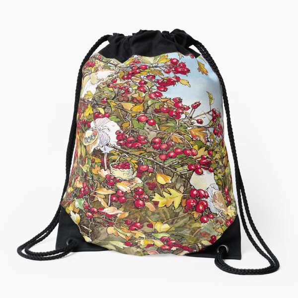 The Blackthorn Bush Drawstring Bag