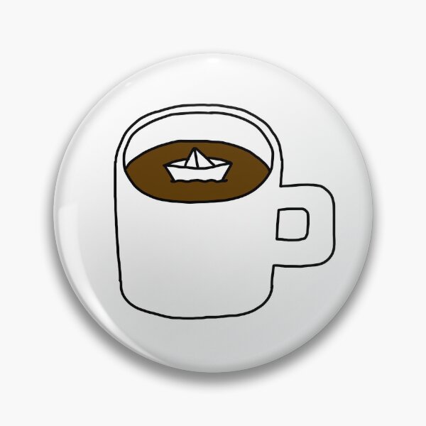 Item preview, a paper boat on the cup of coffee designed and sold by superbaechoo.