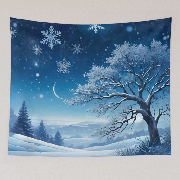 Item preview, Christmas Charm in a Frozen Winter Scene designed and sold by GrizzlyCollective.